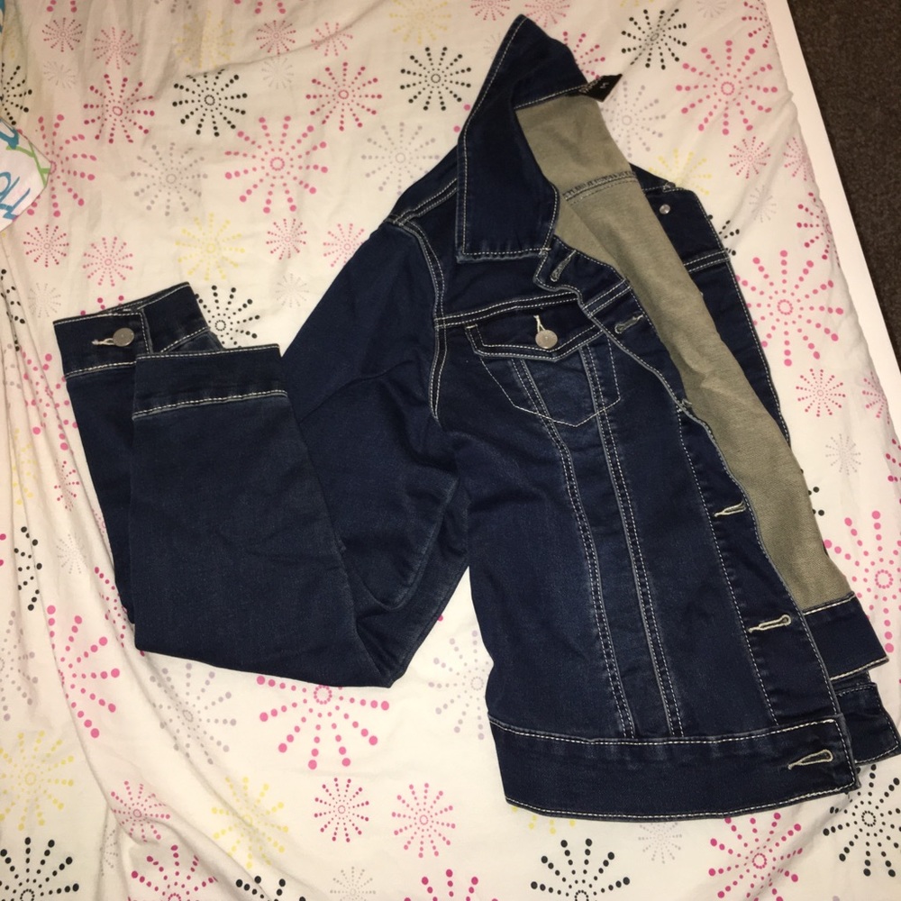Dark denim jacket
